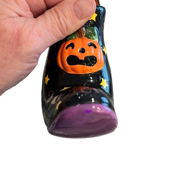 Fannie Farmer Witches Shoe Halloween Candy Dish Holder Hard to Find - Picture 9 of 9